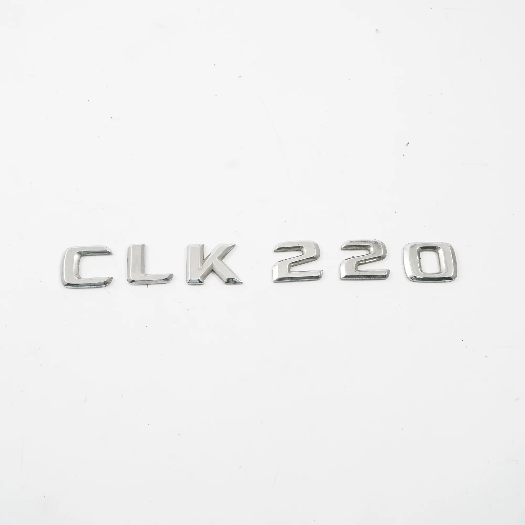 Mercedes W209 Lettering Emblem CLK 220 Rear Boot Lid Tailgate Adhered Badge