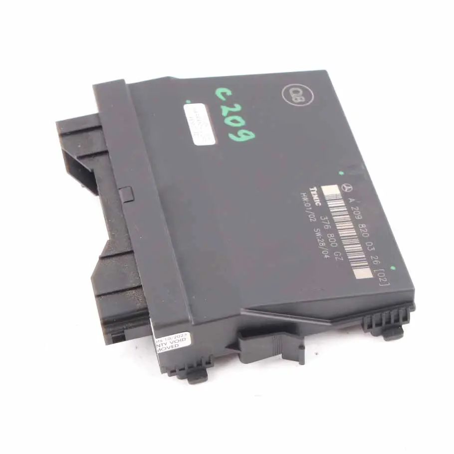 Mercedes C209 Body Control Module Unit Temic 376 800 GZ A2098200326