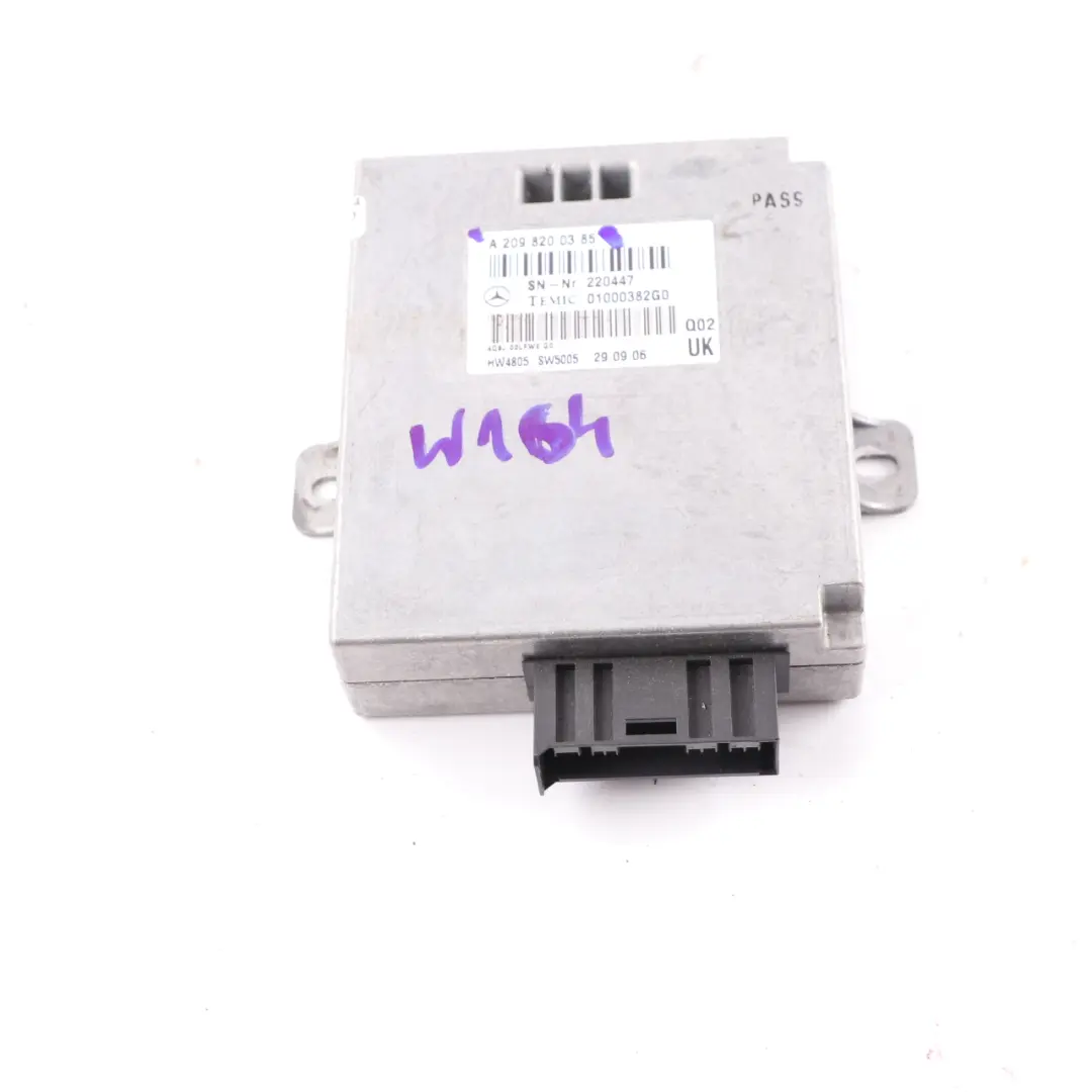 Voice Module Mercedes W164 W203 W209 W211 Control Unit Input System A2098200385