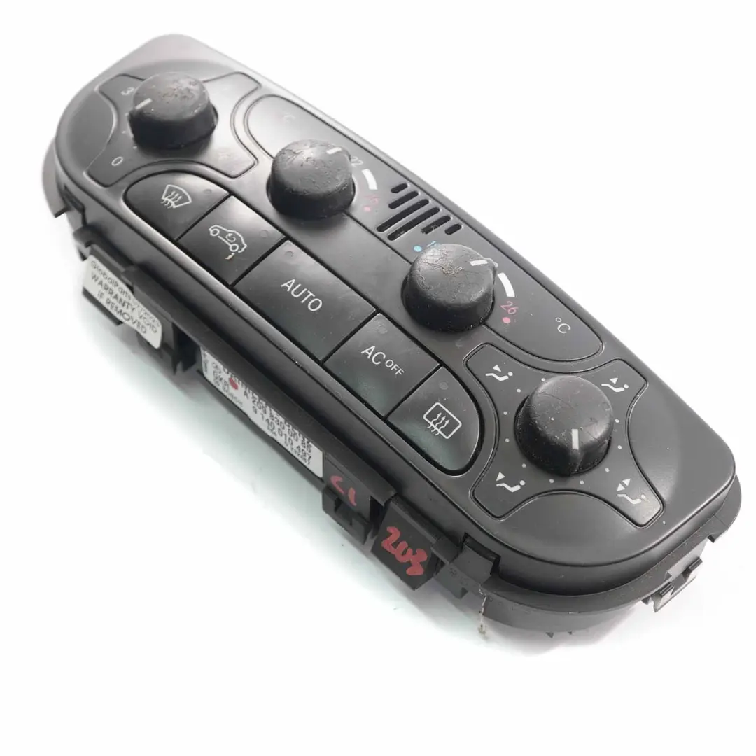 Panel control climatizador Mercedes W203 W209 Interruptor Aire A/C A2098300085