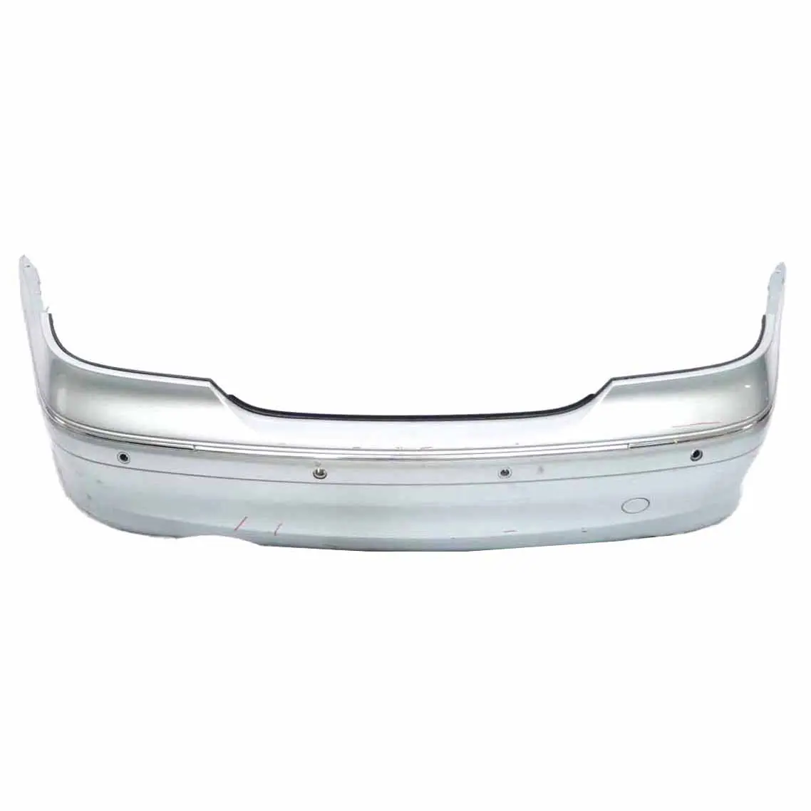 Mercedes W209 Rear Bumper Trim Panel Covering Tellurium Silver Metallic - 762