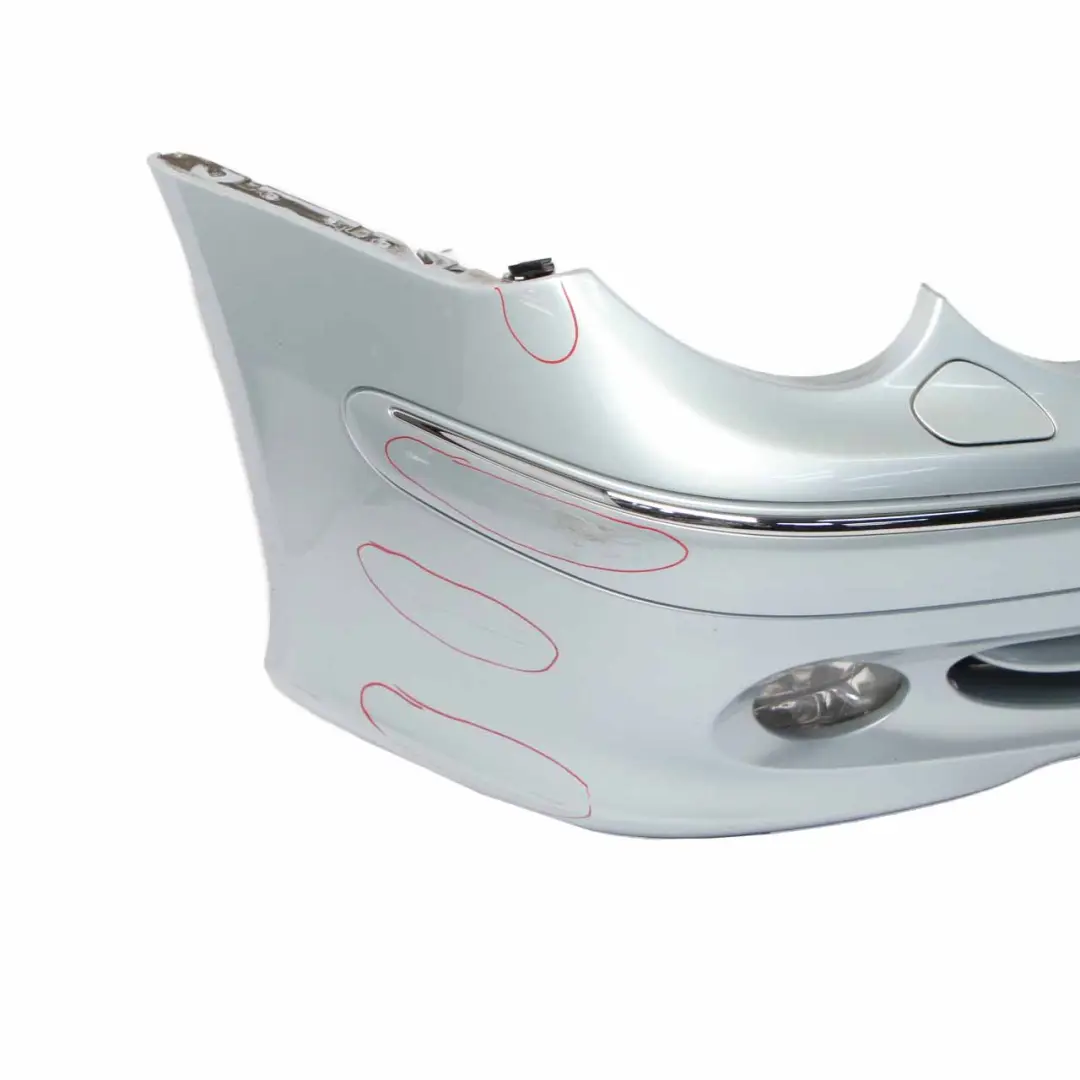 Mercedes W209 Front Bumper Trim Panel Cover Tellurium Silver Metallic - 762