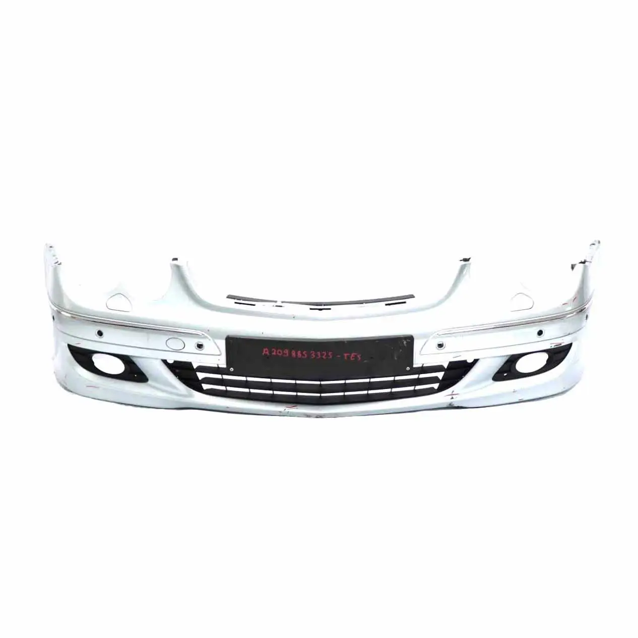 Mercedes W209 Front Bumper Trim Panel Cover Tellurium Silver Metallic - 762