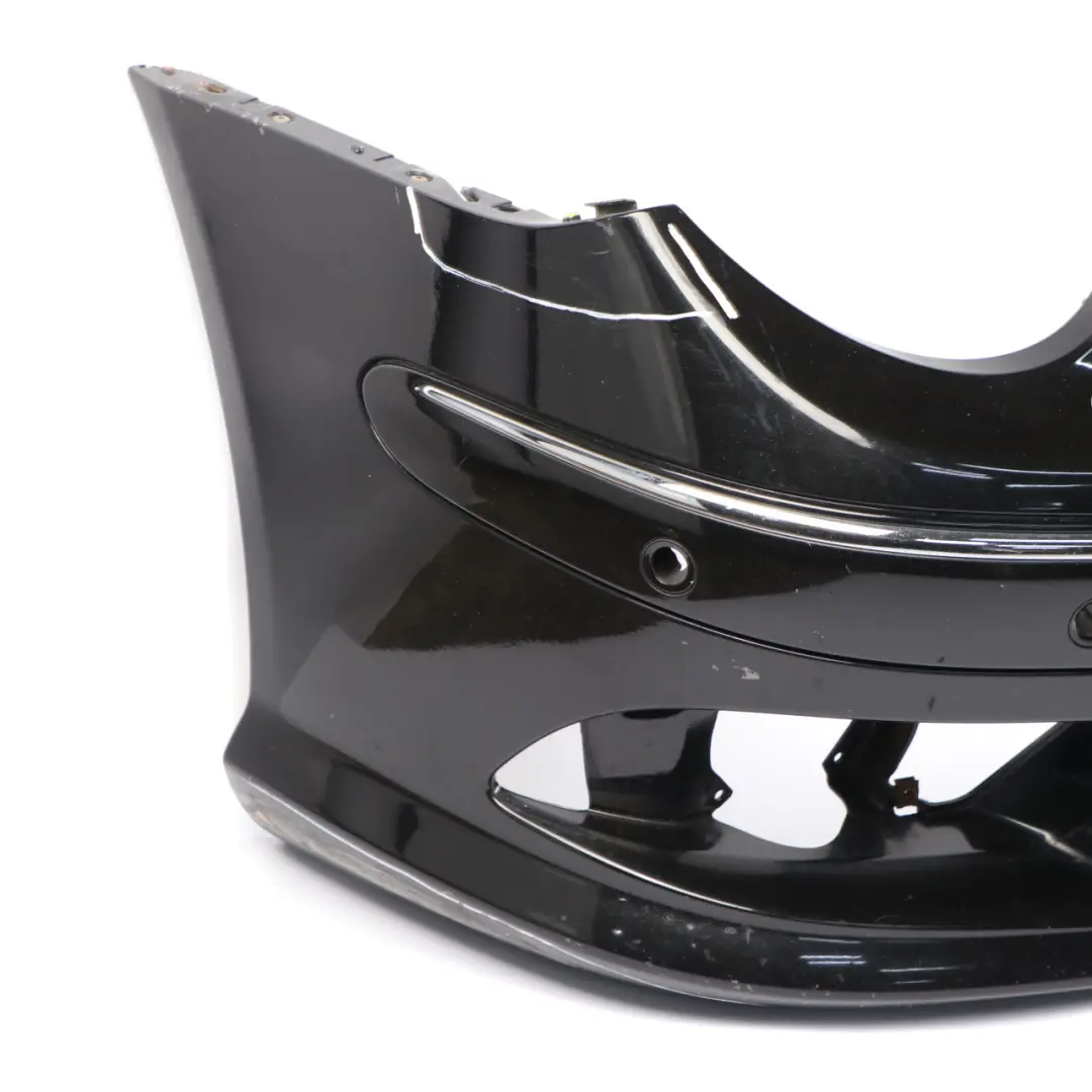 Mercedes W209 Front Bumper AMG Trim Panel Cover Obsidian Black Metallic - 197