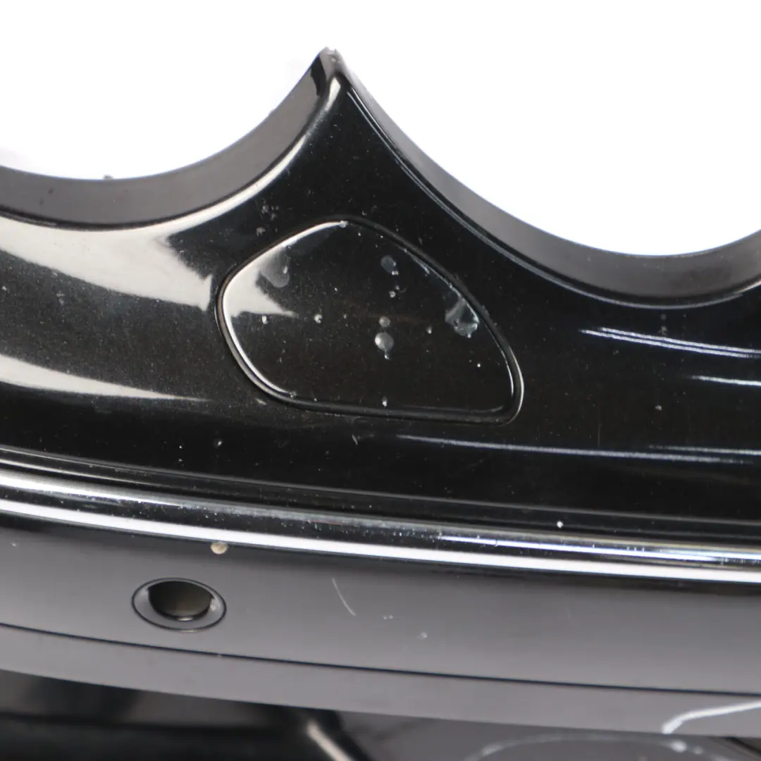 Mercedes W209 Front Bumper AMG Trim Panel Cover Obsidian Black Metallic - 197