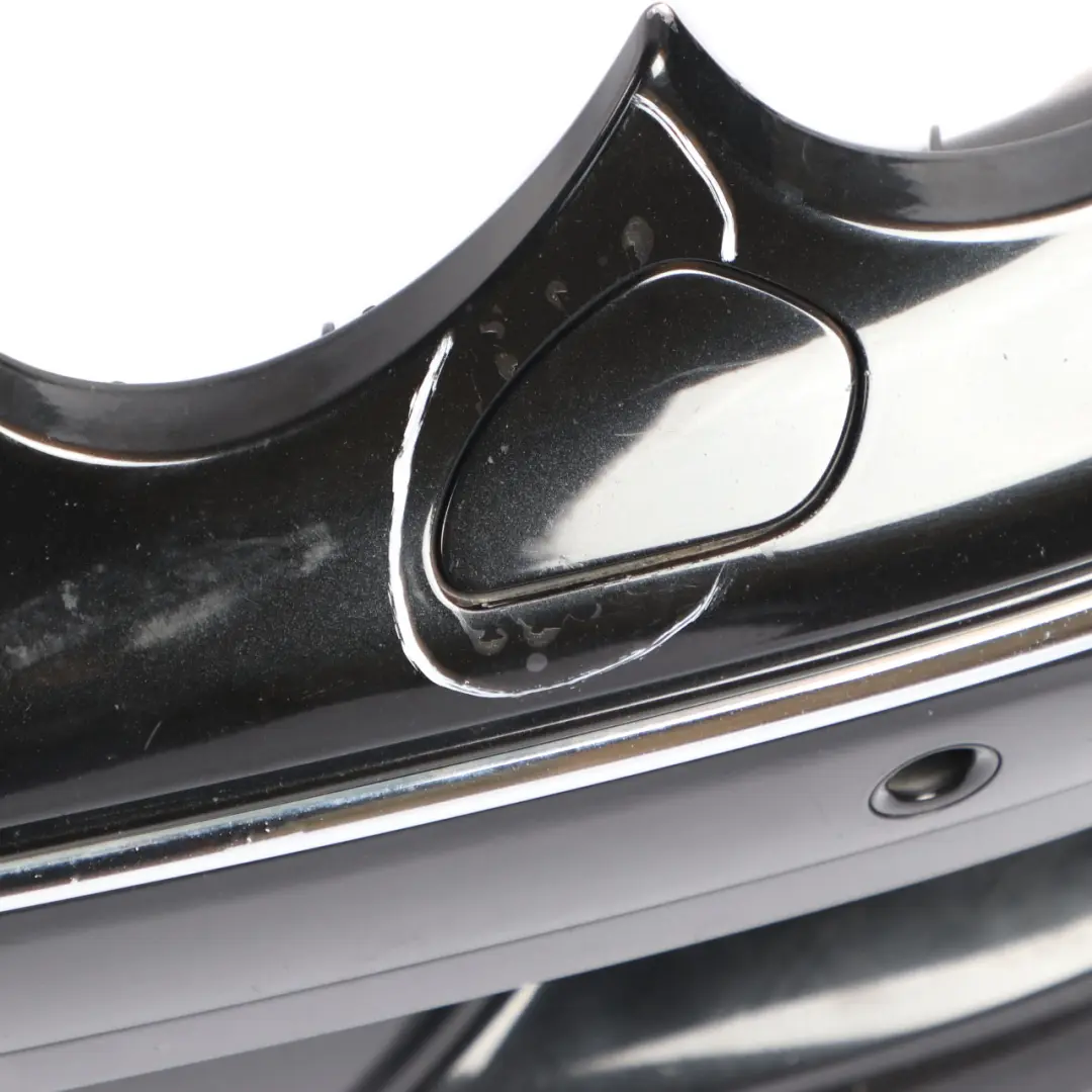 Mercedes W209 Front Bumper AMG Trim Panel Cover Obsidian Black Metallic - 197