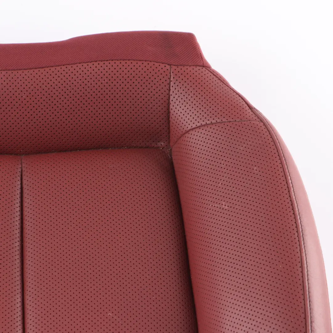 Mercedes A209 Seat Cover Front Left N/S Bench Couch Leather Amaretta Red