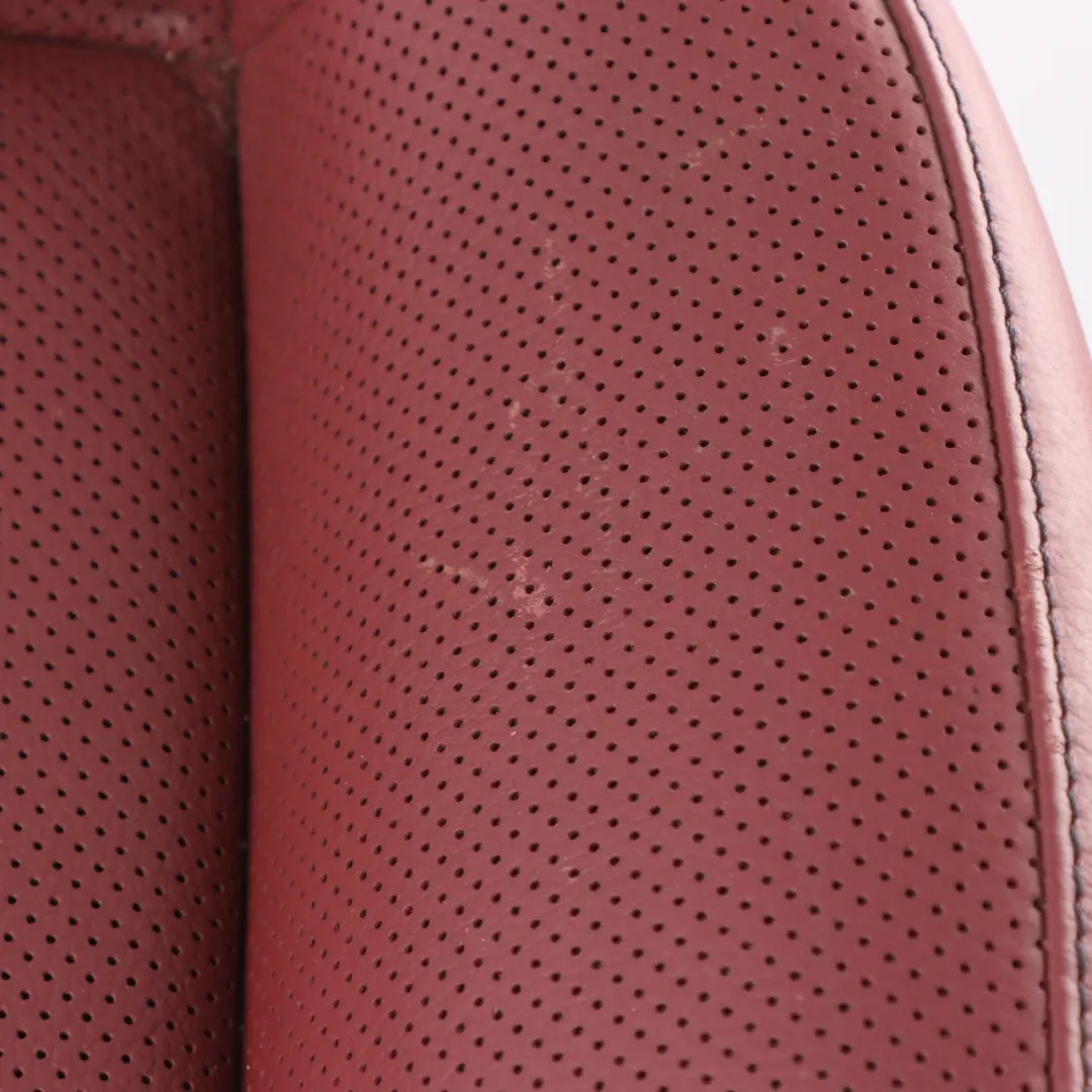 Mercedes A209 Seat Cover Front Left N/S Bench Couch Leather Amaretta Red