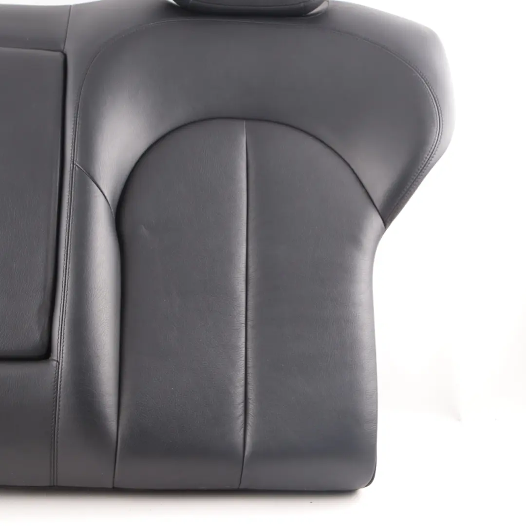 Mercedes C209 Seat Backrest Rear Left N/S Back Cover Leather Nappa Black