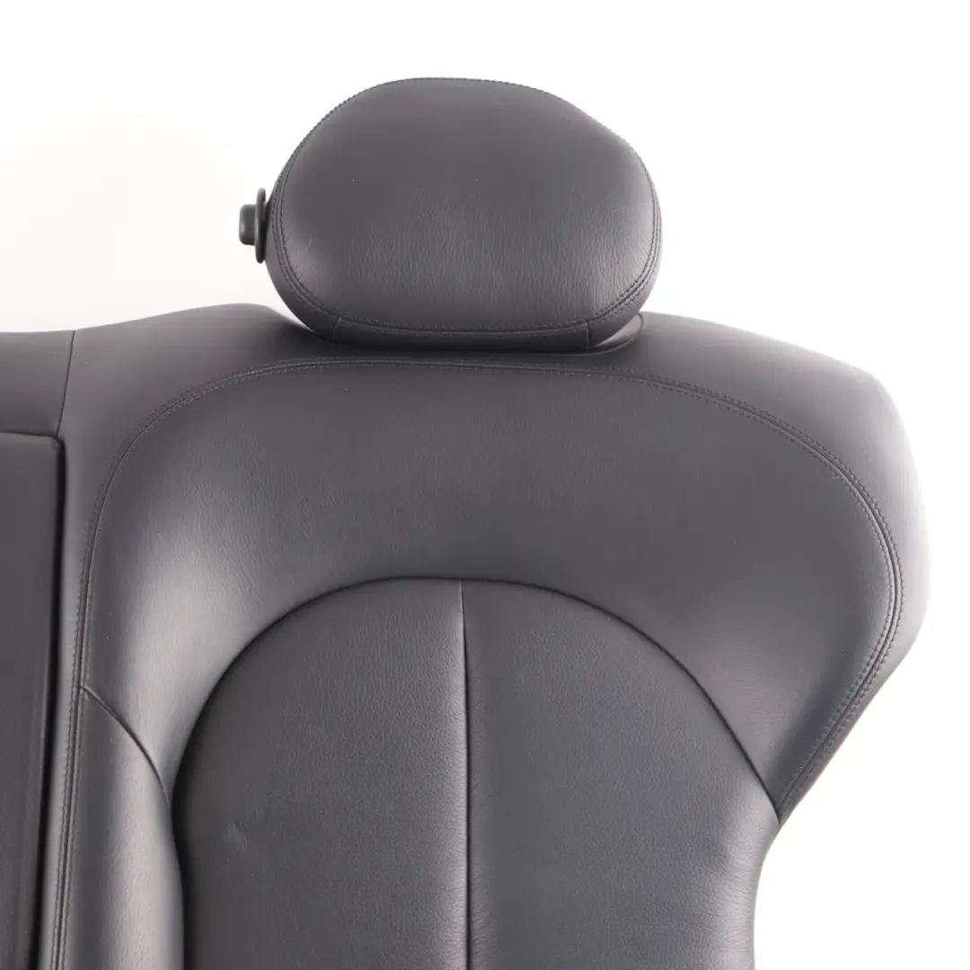 Mercedes C209 Seat Backrest Rear Left N/S Back Cover Leather Nappa Black