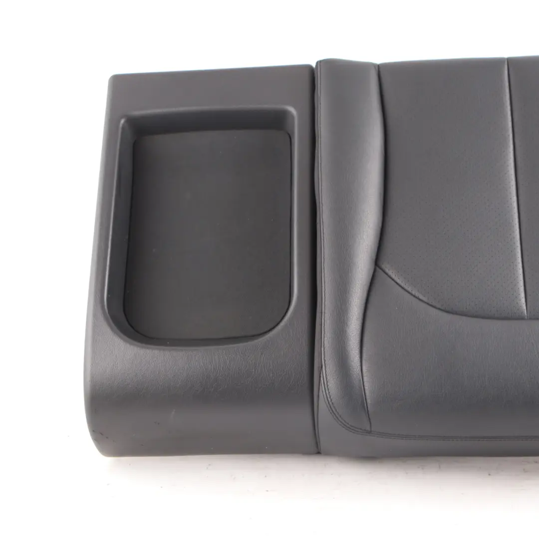 Mercedes C209 Seat Cover Rear Left N/S Cushion Covering Black Leather Nappa