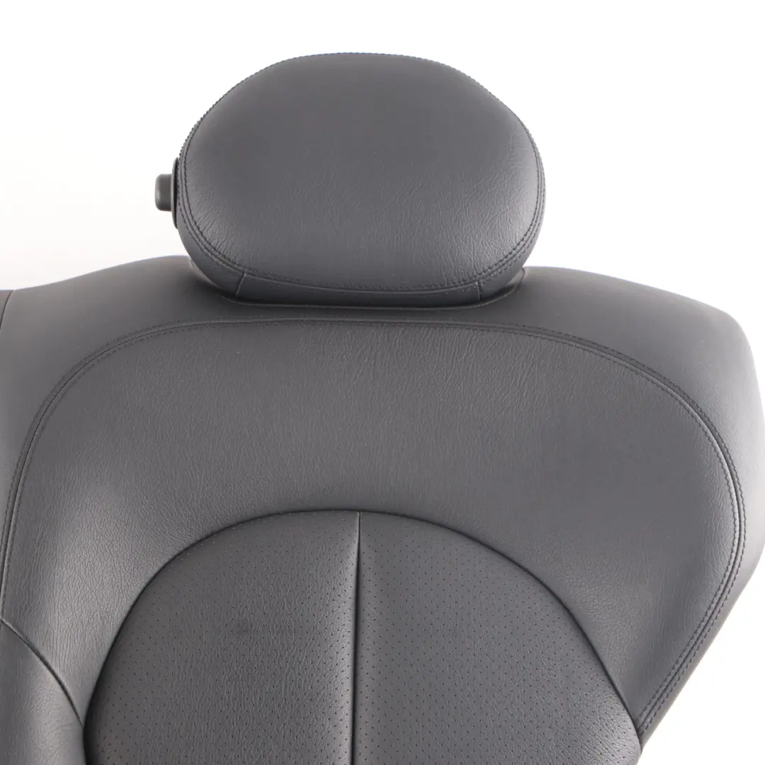 Mercedes C209 Seat Backrest Rear Left N/S Back Cover Leather Nappa Anthracite