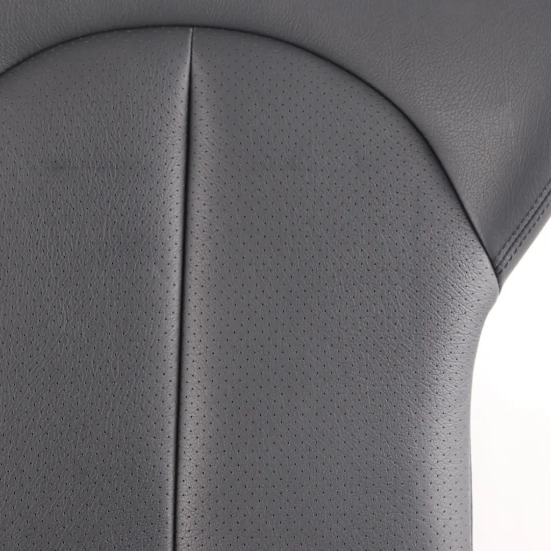 Mercedes C209 Seat Backrest Rear Left N/S Back Cover Leather Nappa Anthracite