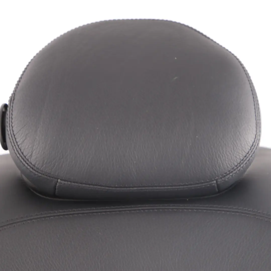 Mercedes C209 Seat Backrest Rear Right O/S Back Cover Leather Nappa Black