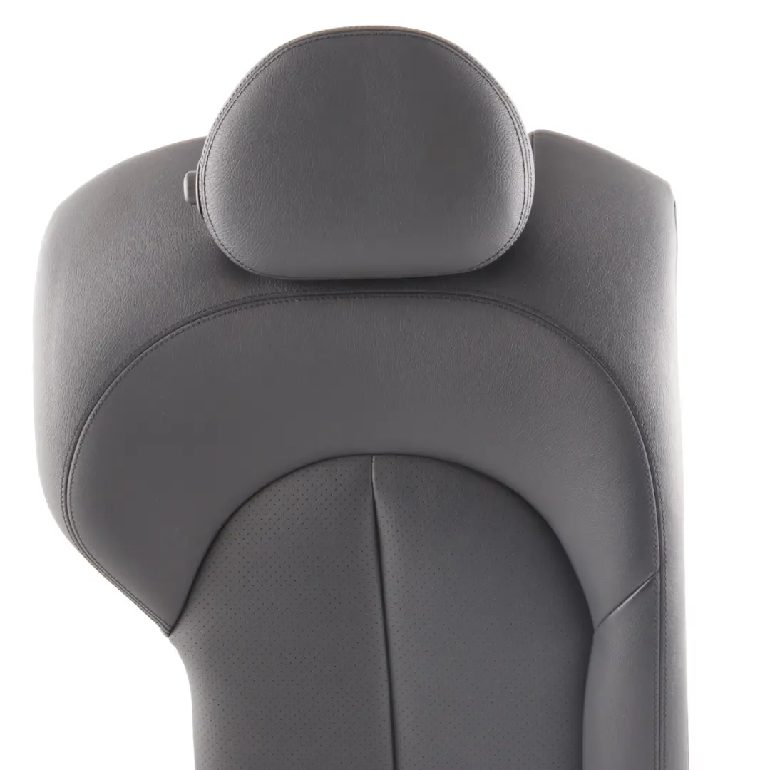 Mercedes C209 Seat Backrest Rear Right O/S Back Cover Leather Nappa Anthracite