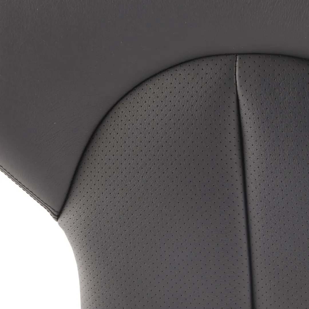 Mercedes C209 Seat Backrest Rear Right O/S Back Cover Leather Nappa Anthracite