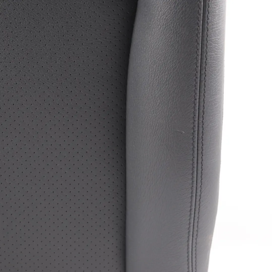 Mercedes C209 Seat Backrest Rear Right O/S Back Cover Leather Nappa Anthracite