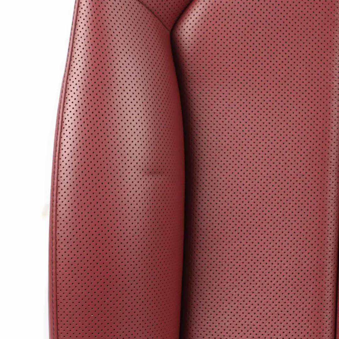 Mercedes A209 Cabrio Rear Seat Backrest Back Rest Heated Red Leather Nappa