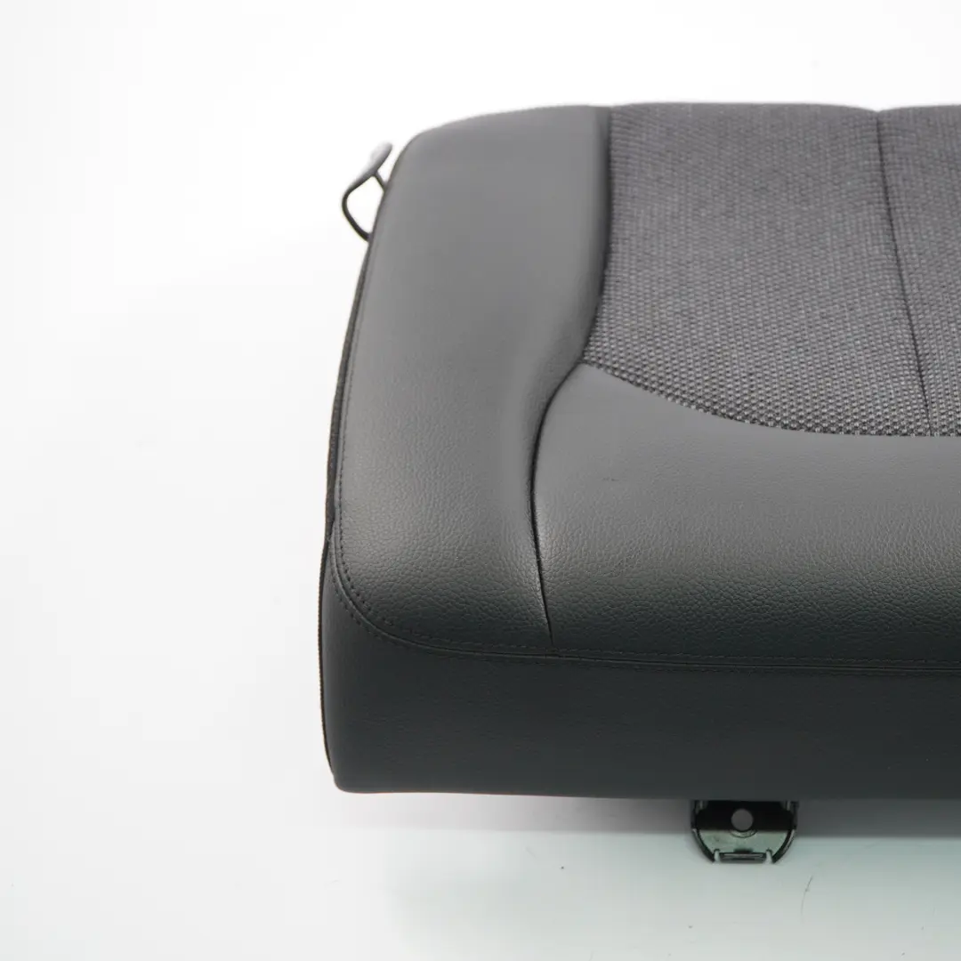 Mercedes C209 Funda Asiento Trasero Derecho Cojín Asiento Tela Negro Cuero