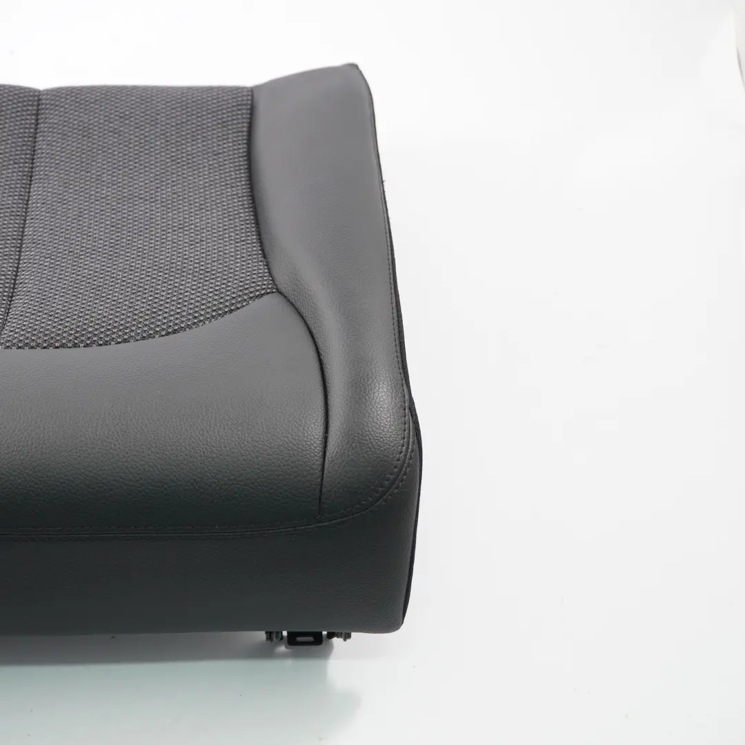 Mercedes C209 Funda Asiento Trasero Derecho Cojín Asiento Tela Negro Cuero