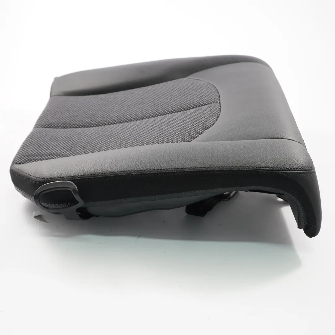 Mercedes C209 Funda Asiento Trasero Derecho Cojín Asiento Tela Negro Cuero