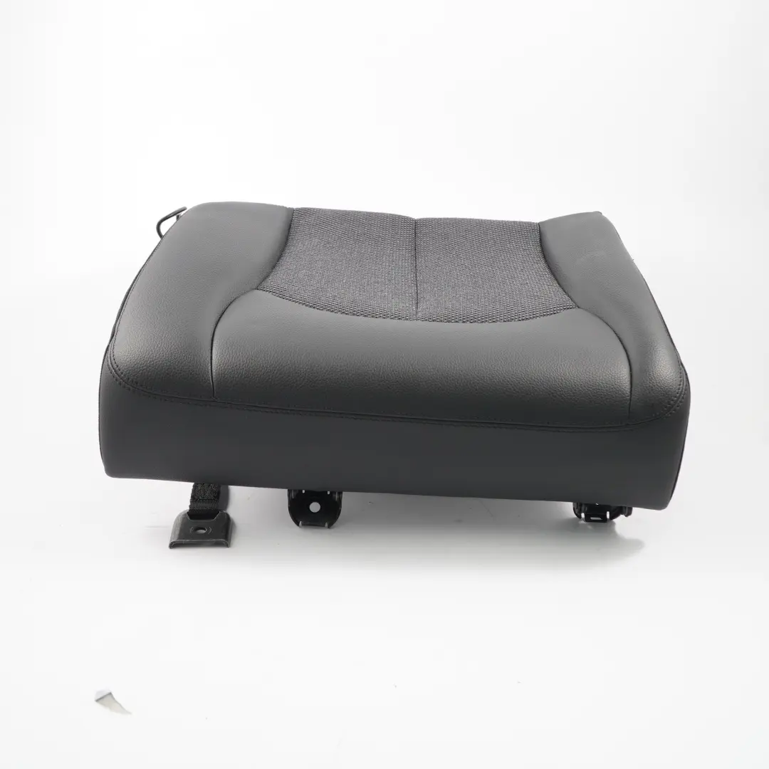 Mercedes C209 Funda Asiento Trasero Derecho Cojín Asiento Tela Negro Cuero