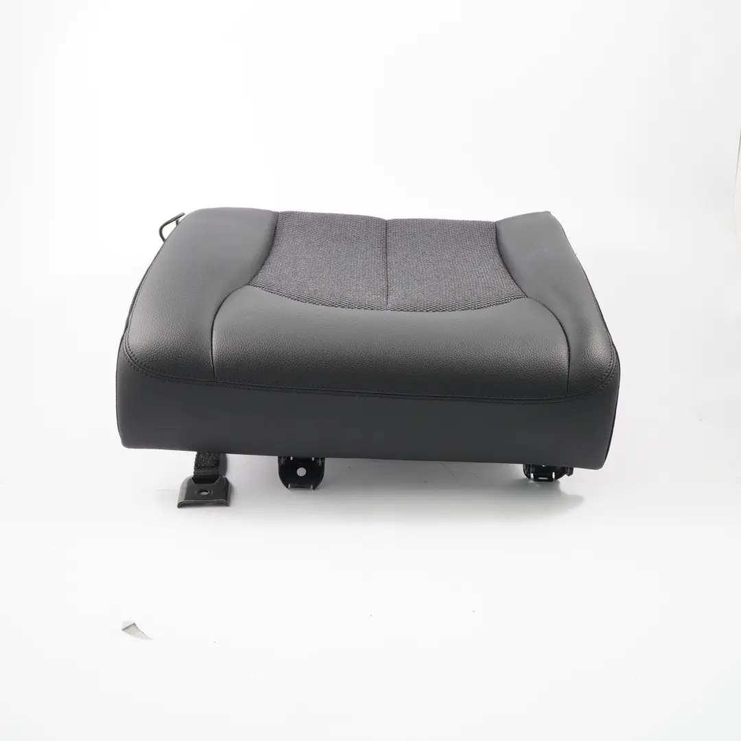 Mercedes C209 Funda Asiento Trasero Derecho Cojín Asiento Tela Negro Cuero