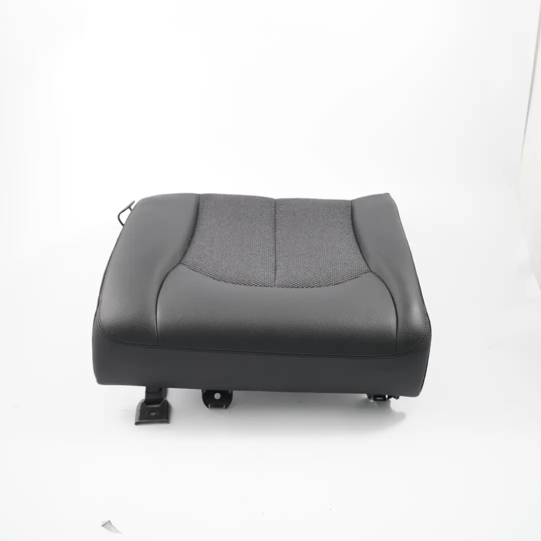 Mercedes C209 Funda Asiento Trasero Derecho Cojín Asiento Tela Negro Cuero