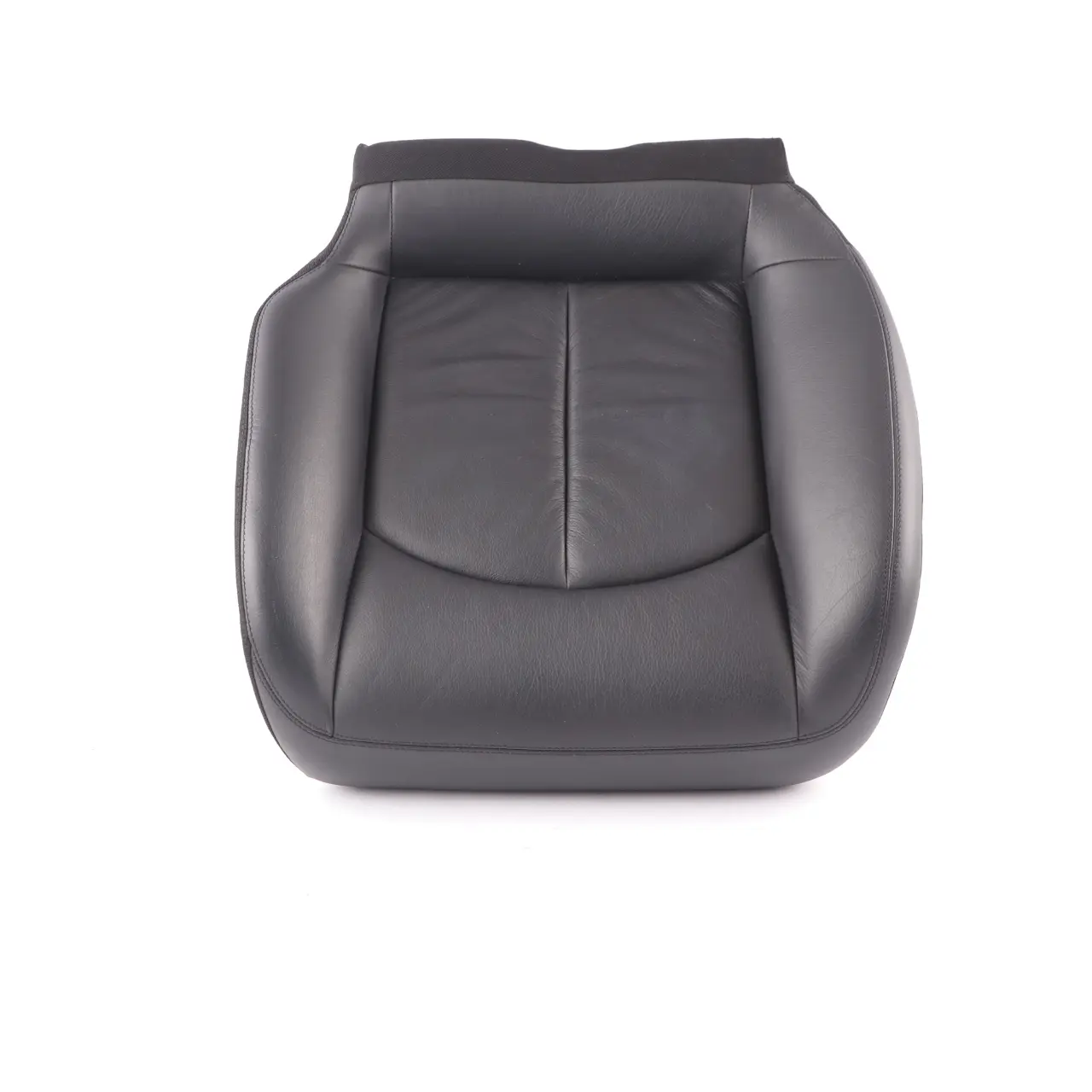 Mercedes A209 Funda Asiento Trasero Izquierdo Cojin Cubierta Cuero Negro Nappa