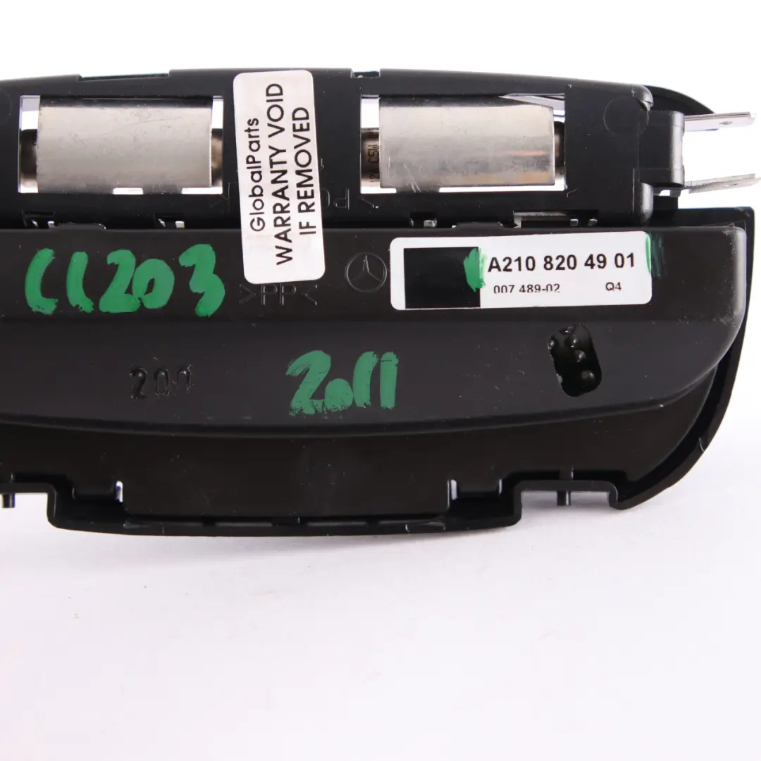 Mercedes CL203 Rear Interior Light Lamp Roof Switch Panel Trim A2108204901
