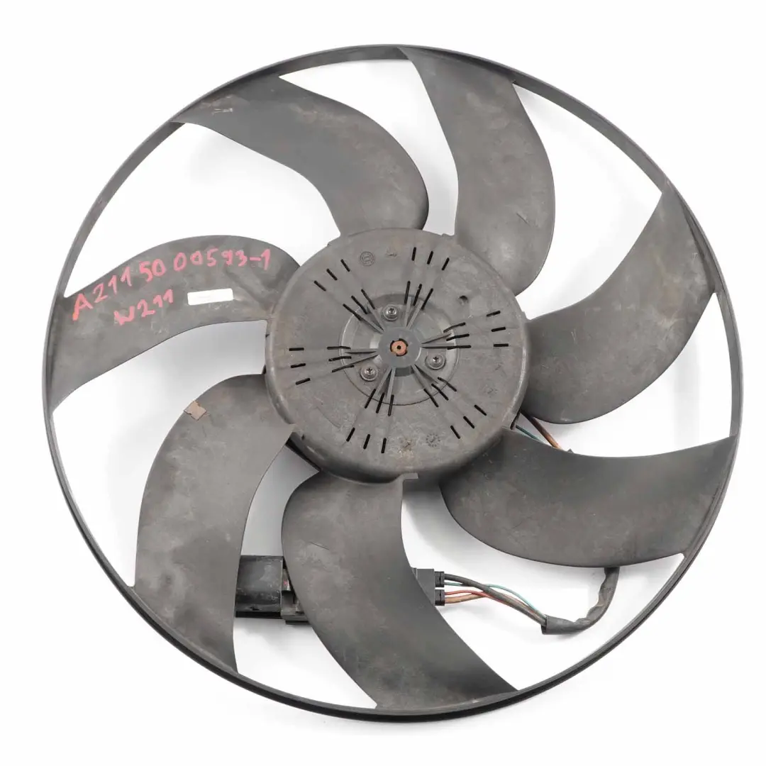 Mercedes W211 E200 CDI E220 CDI Engine Cooling Radiator Fan A2115000593