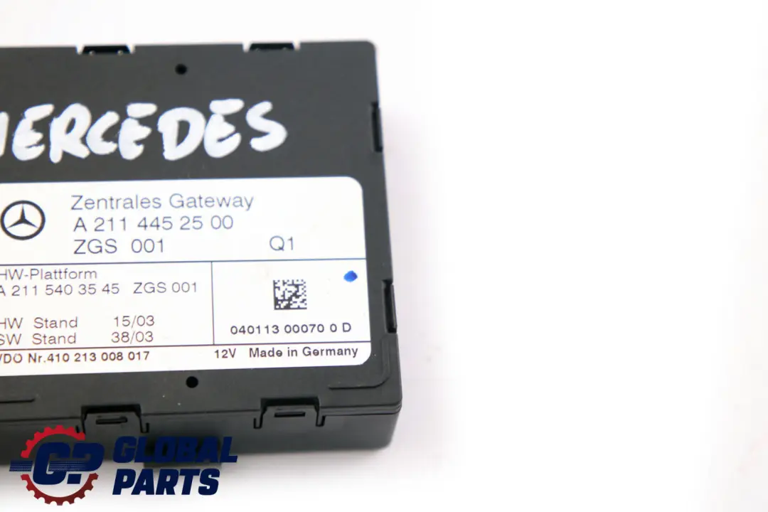 Mercedes W203 W211 Central Gateway Unidad de Control Módulo ECU A2115403545