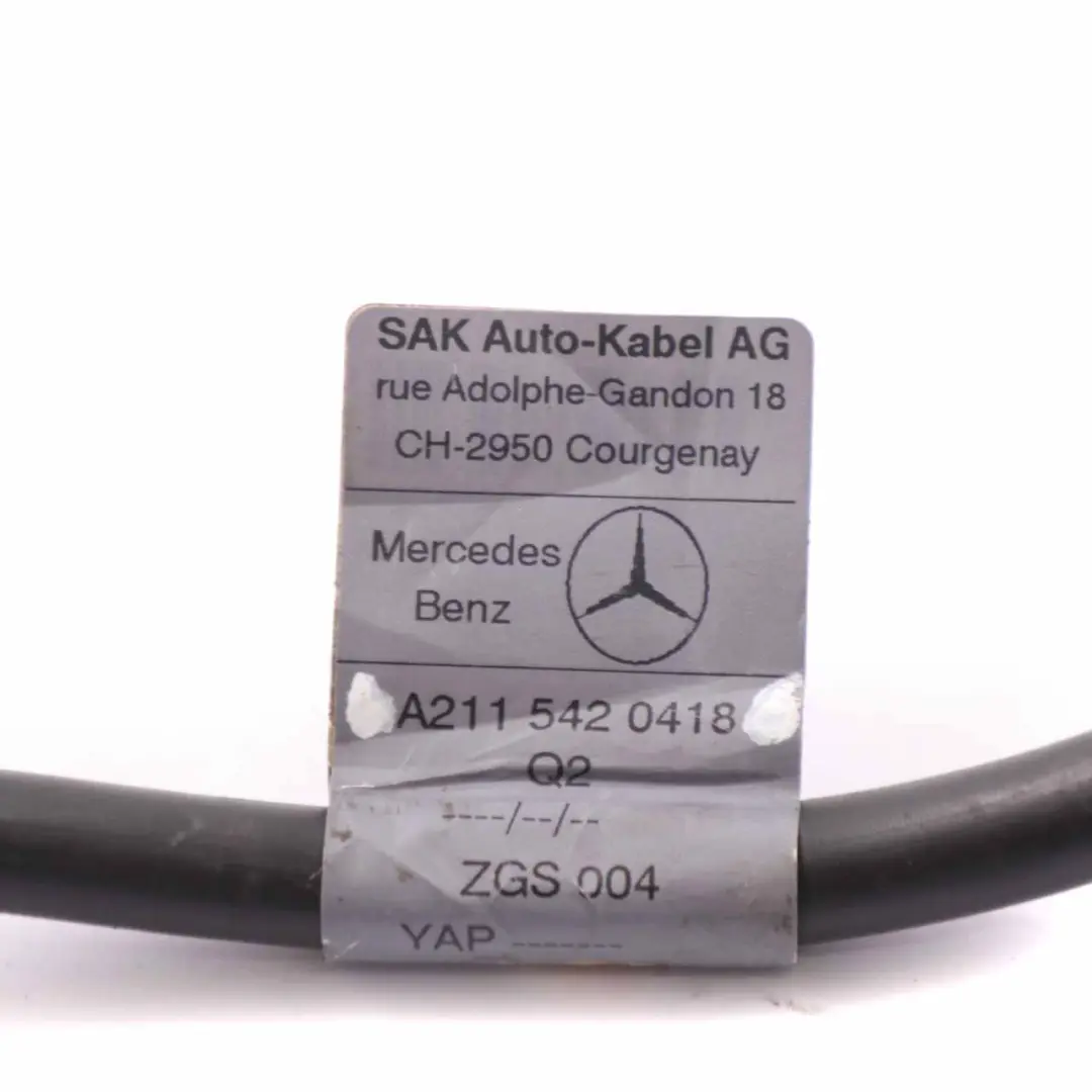 Mercedes W211 Negative Batterieklemme Kabel Verdrahtung A2115420418