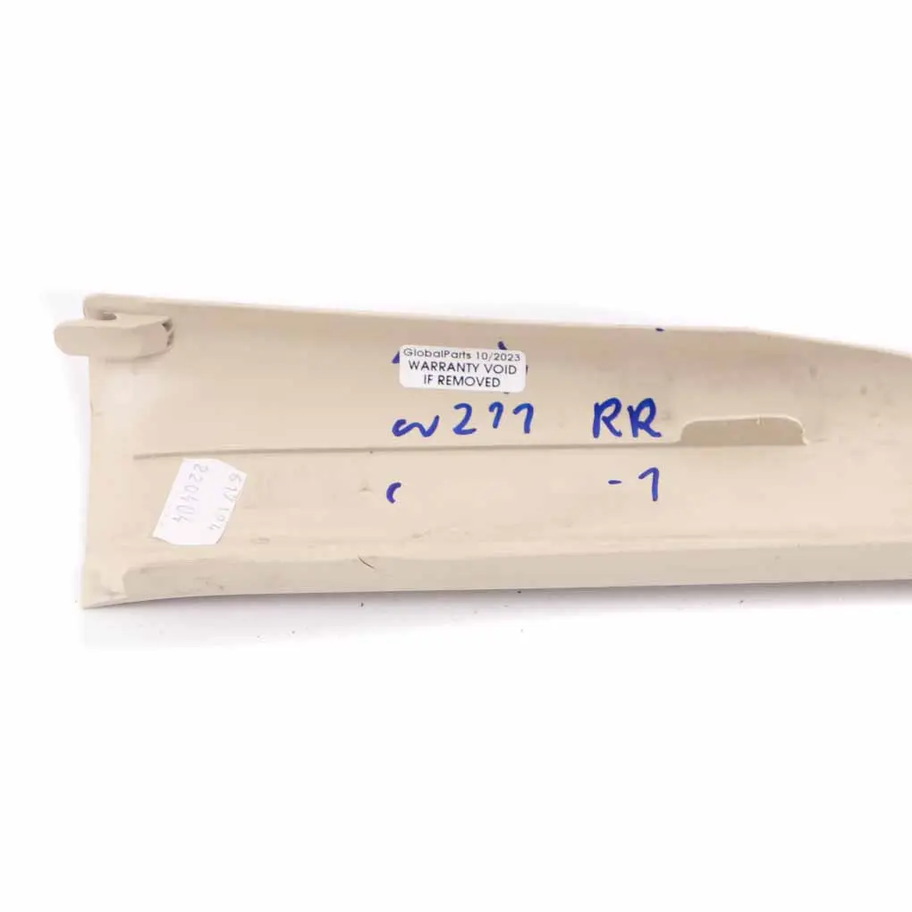 Mercedes W211 Door Sill Rear Right O/S Interior Cover Strip Beige A2116800635