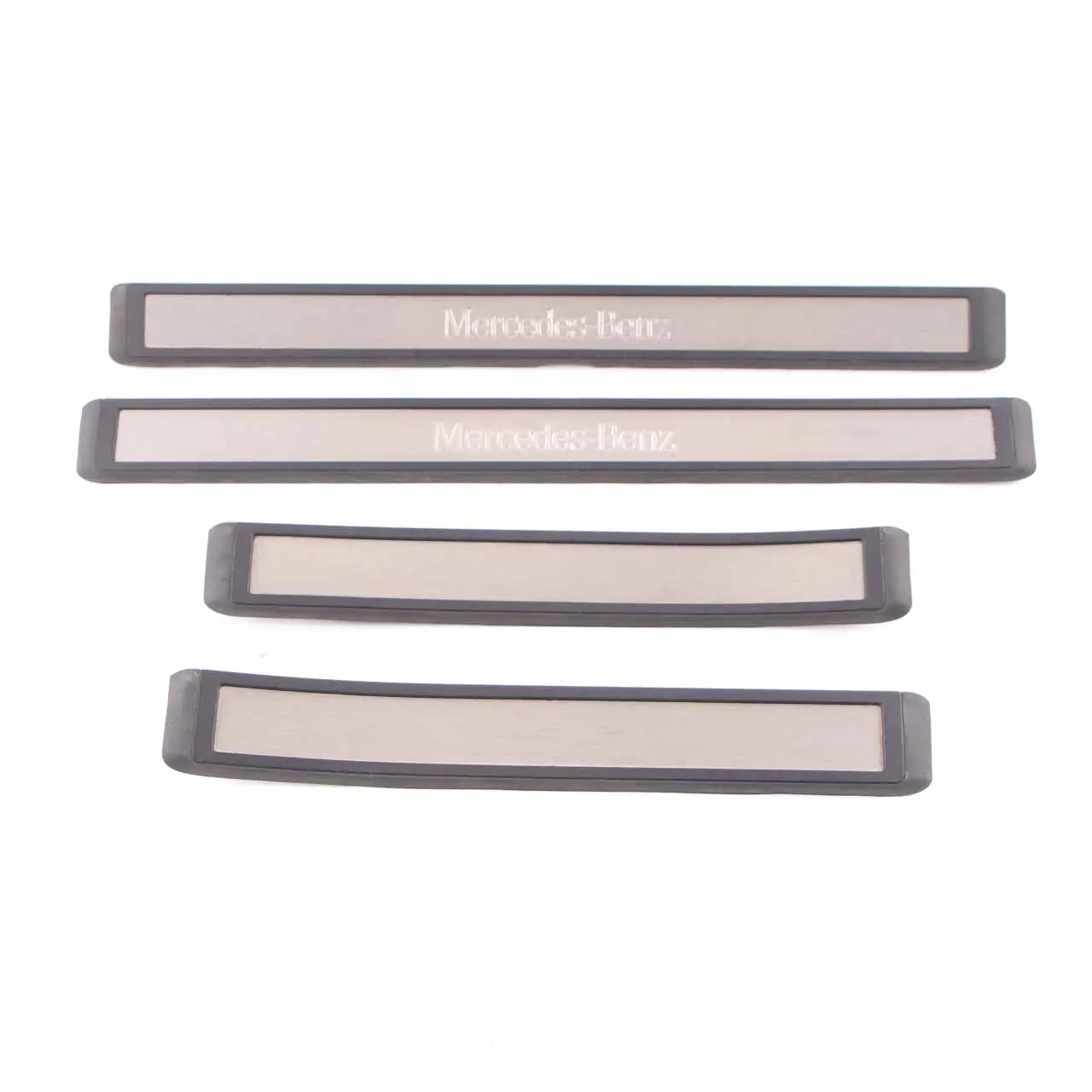 Mercedes E-Class W211 Front Rear Door Sill Step Plate Entrance Cover Trim Set