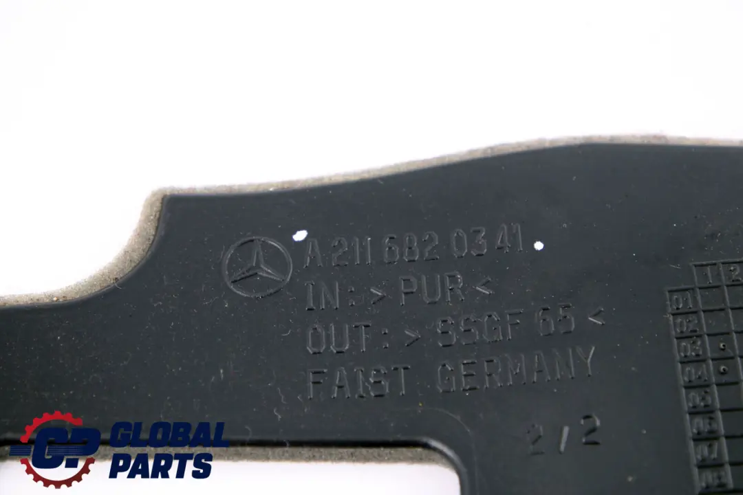 Mercedes E-Class S211 W211 Rear Left Fender Insulation Damping A2116820341