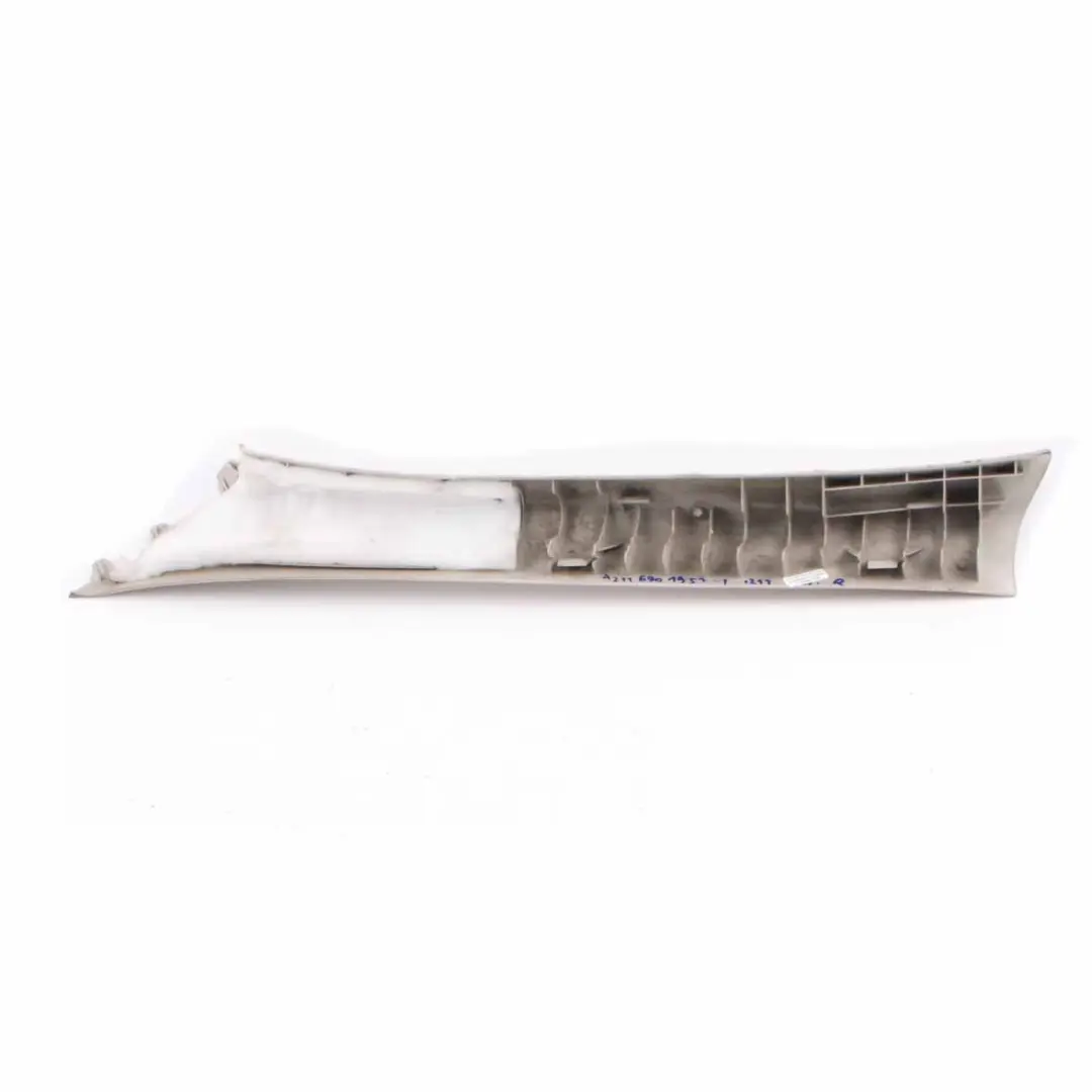 Mercedes W211 Column A-Pillar Trim Panel Right O/S Cover Beige A2116901953
