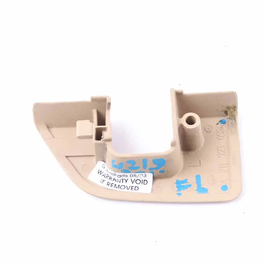 Lock Cover Mercedes W211 CLS W219 Front Door Trim Left N/S Beige A2117230524