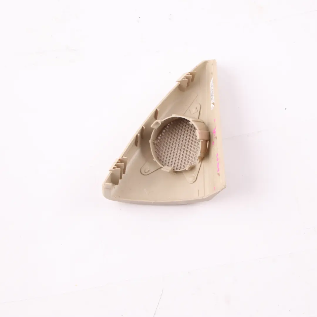 Mercedes W211 Tweeter Cover Front Left N/S Triangle Trim Beige A2117250194