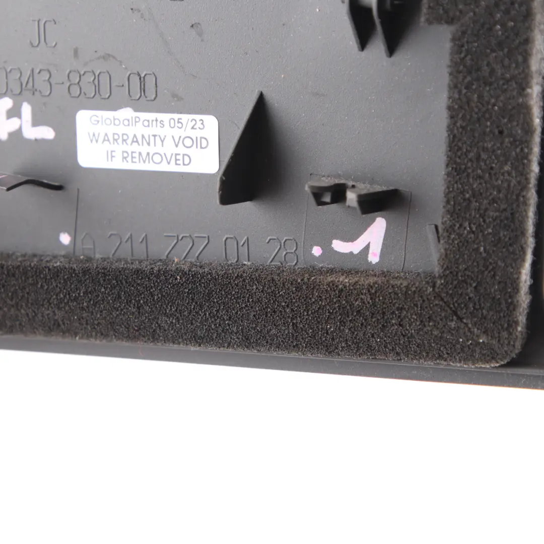 Mercedes W211 Door Card Armrest Cover Trim Panel Front Left N/S A2117270128