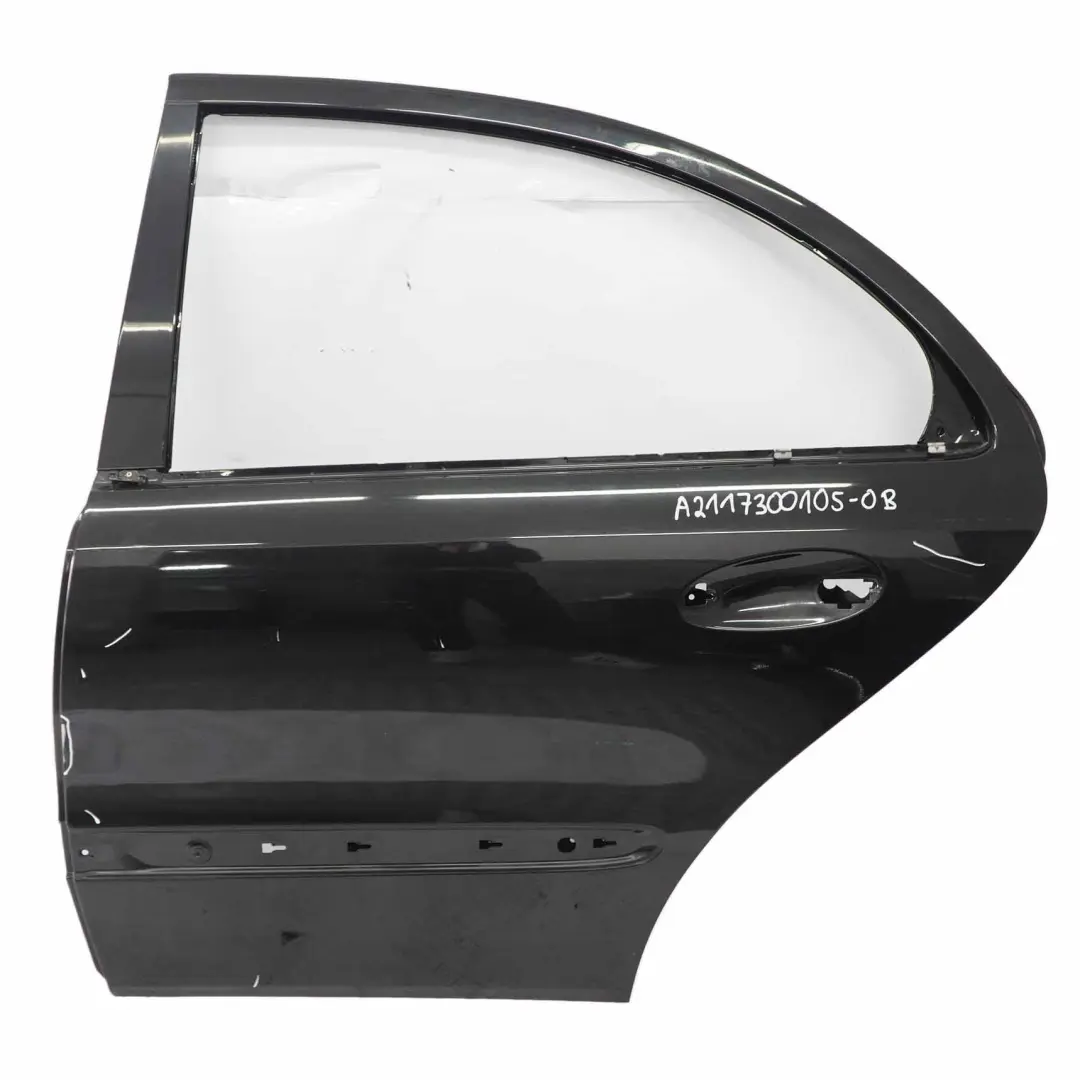 Mercedes W211 Door Rear Left N/S Obsidian Black Metallic - 197