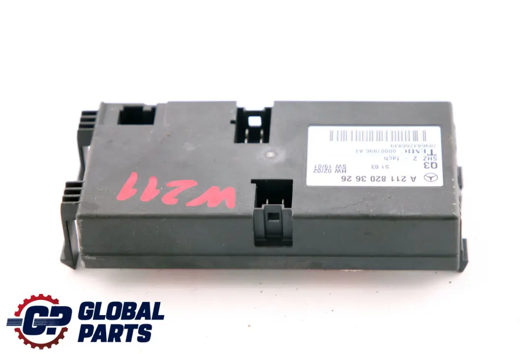 Mercedes-Benz E-Class W211 S211 Heated Seat Control Unit Module A2118203626