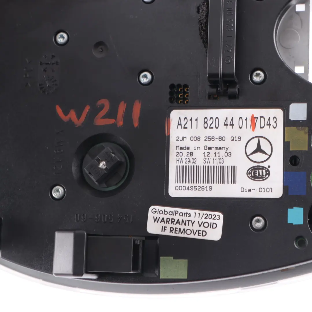 Mercedes W211 Interior Roof Reading Light Lamp Control Panel Grey A2118204401