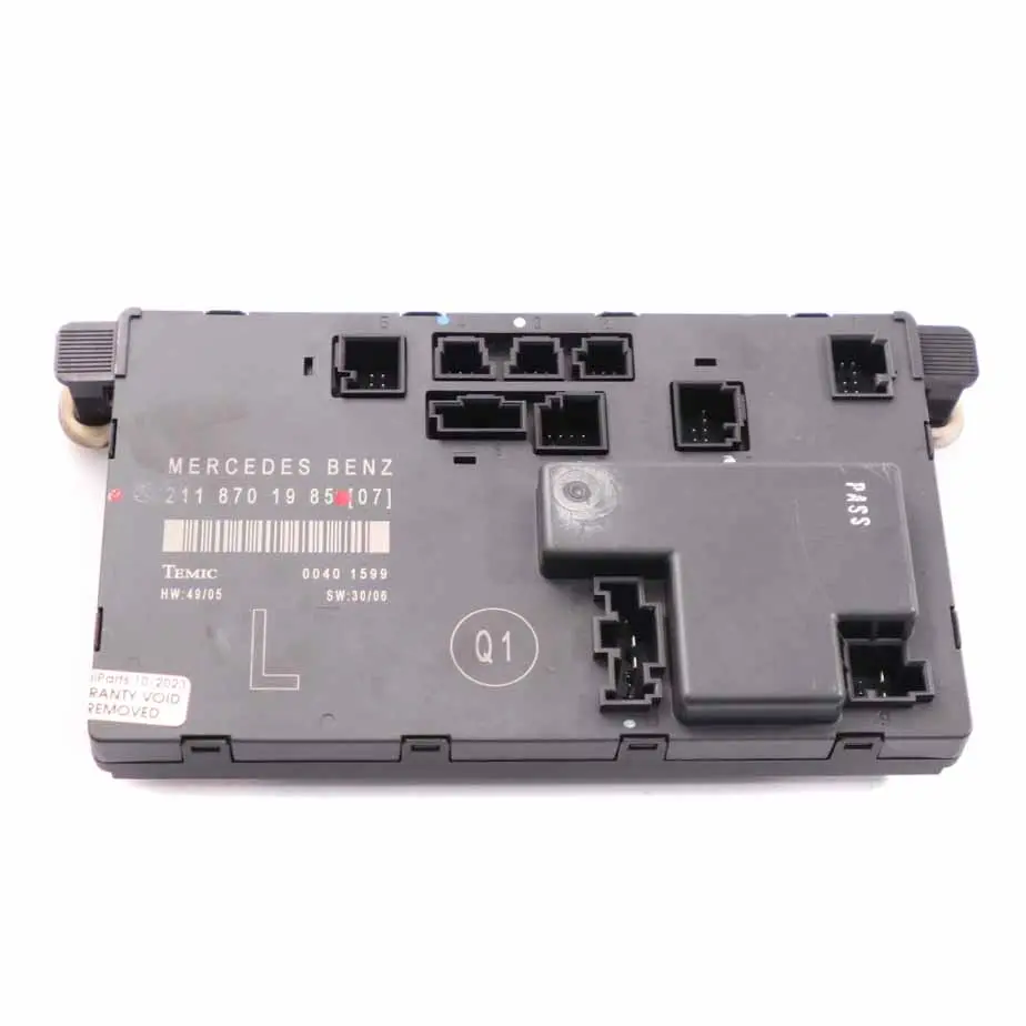 Mercedes W211 Módulo puerta delantera izquierda Unidad control ECU A2118701985