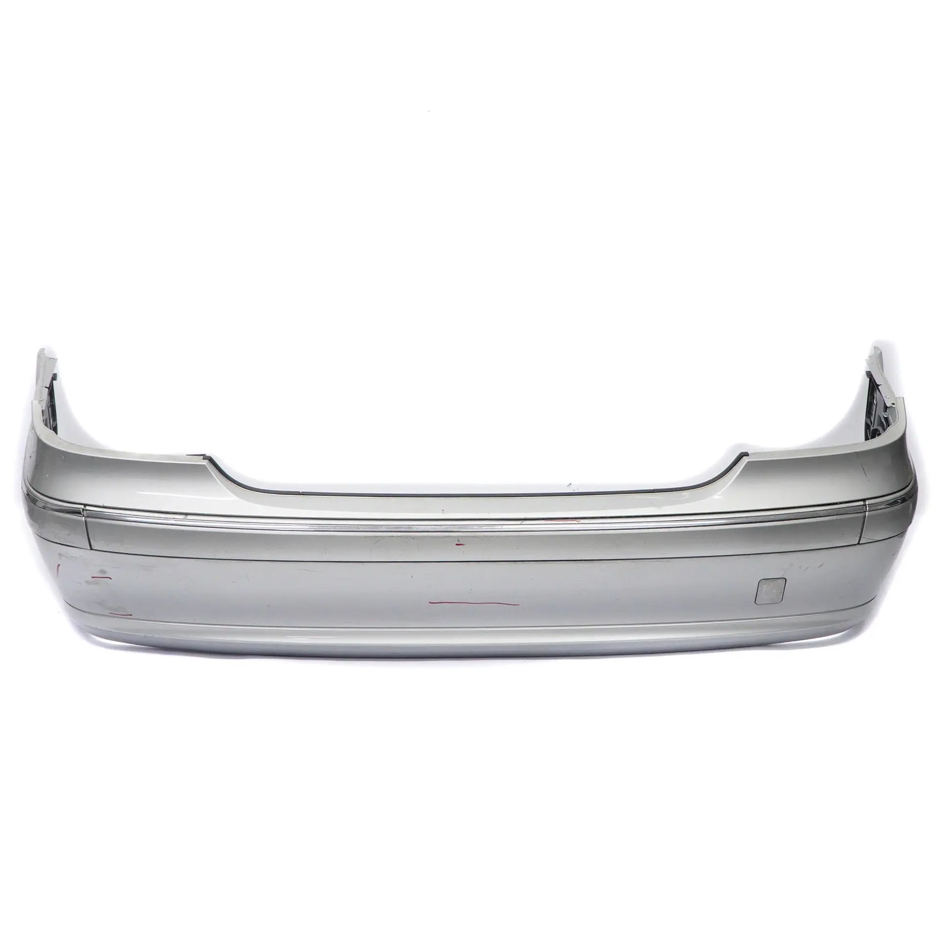 Mercedes W211 Rear Bumper Trim Panel Brilliant Silver Metallic - 744