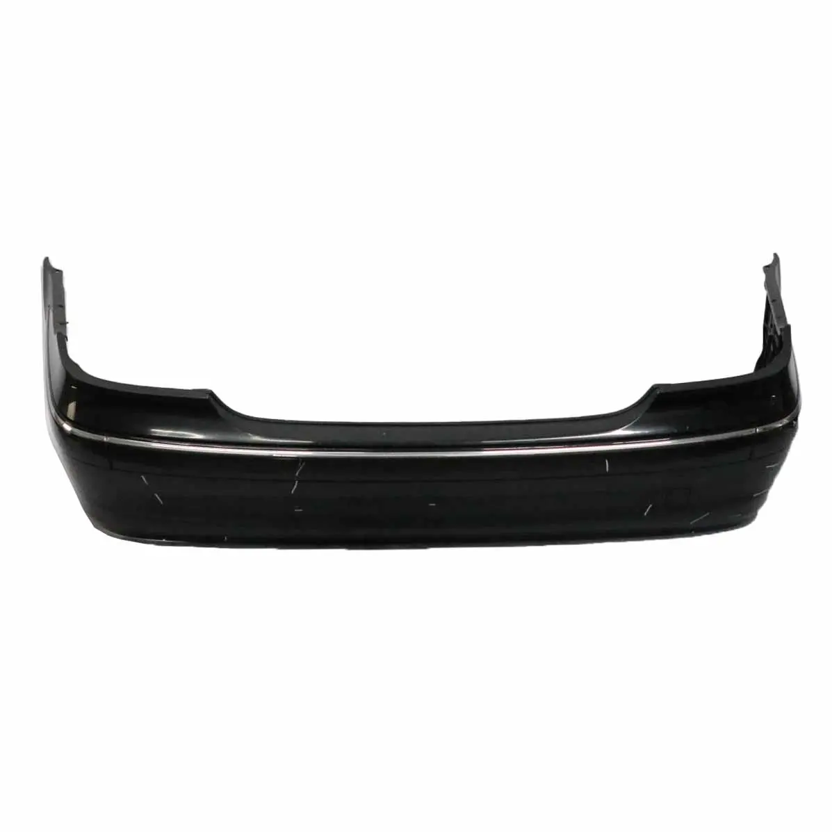 Mercedes W211 Rear Bumper Trim Panel Cover Melanite Black Metallic - 185