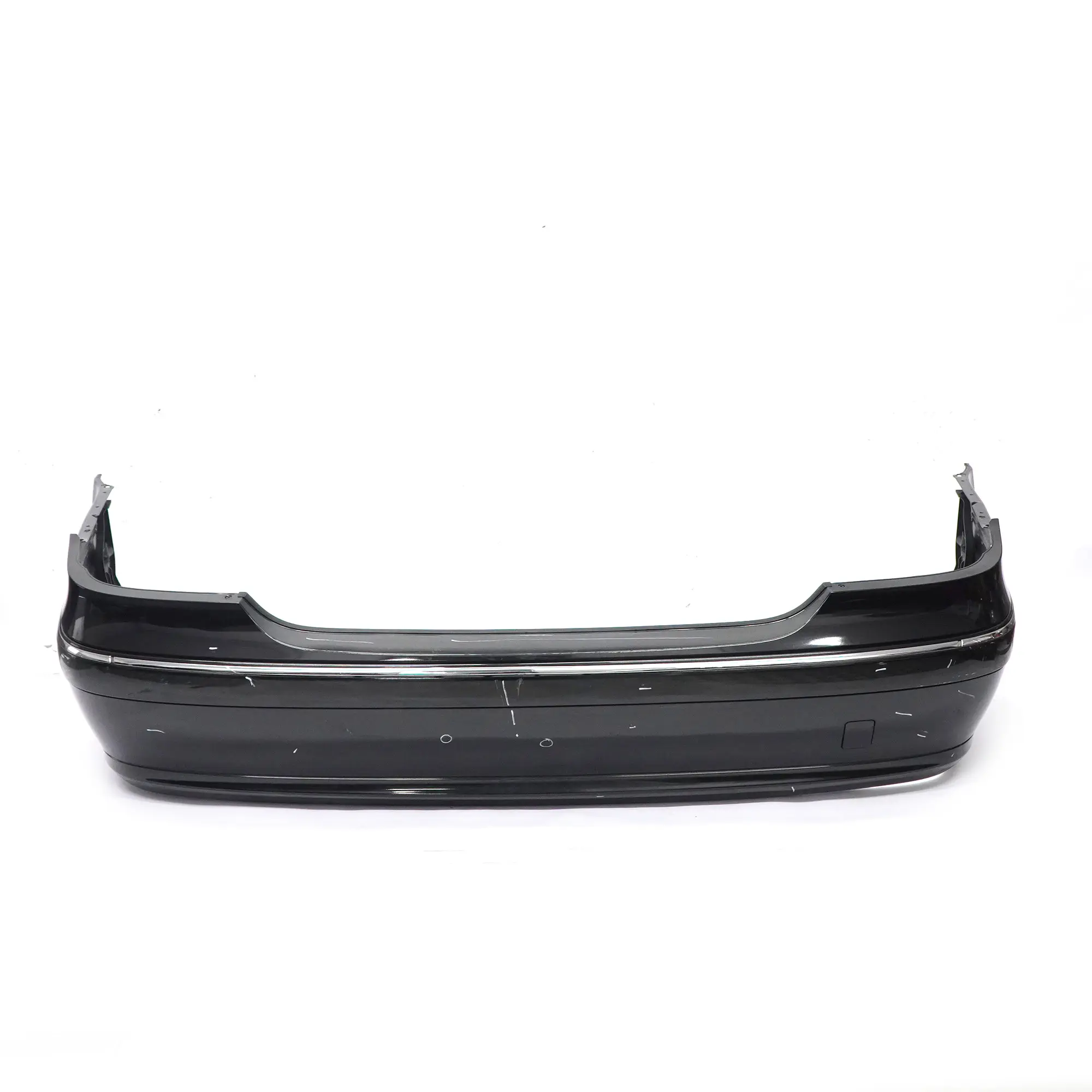 Mercedes W211 Rear Bumper Trim Panel Cover Obsidian Black Metallic - 197