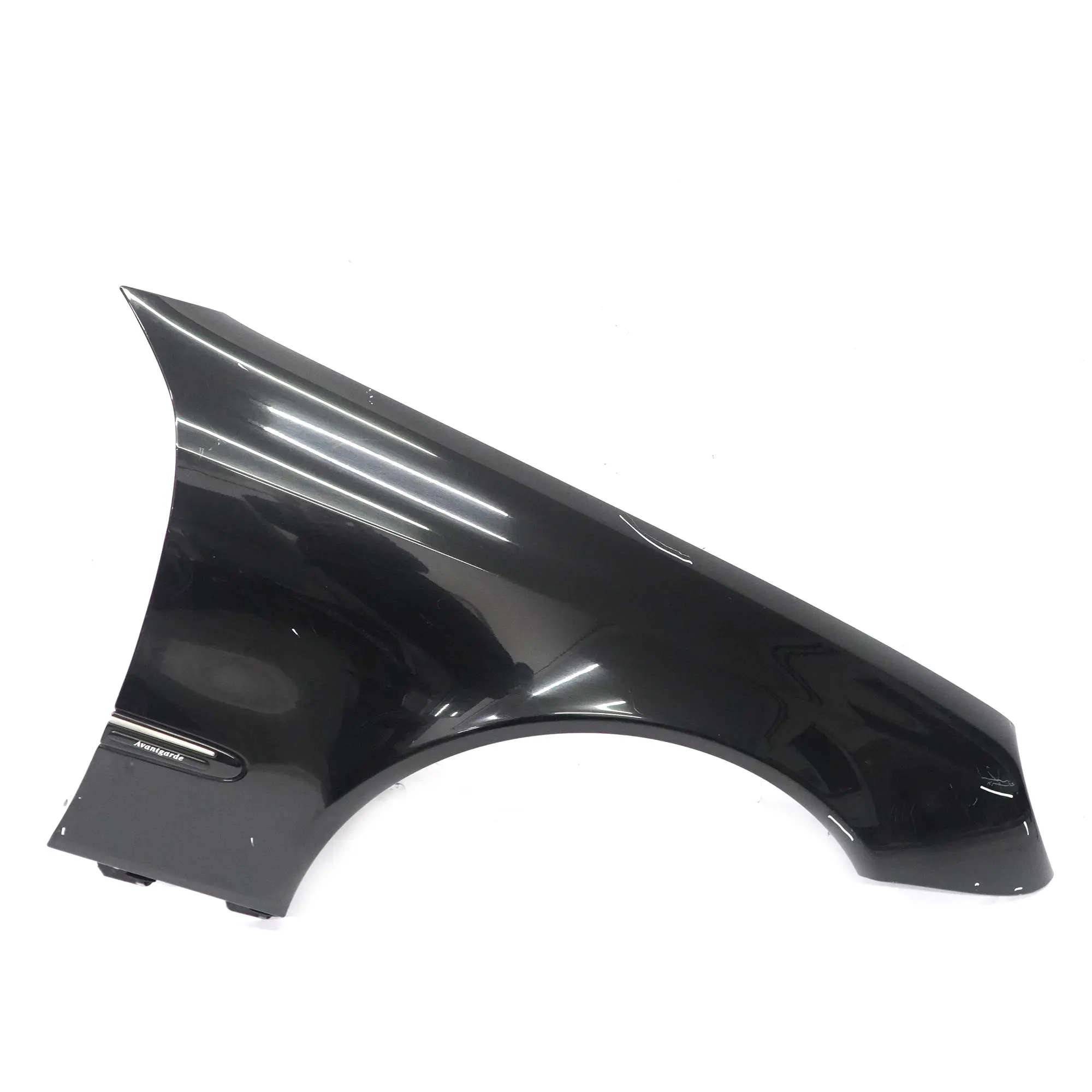 Mercedes W211 Side Panel Front Right O/S Wing Fender Obsidian Black - 197