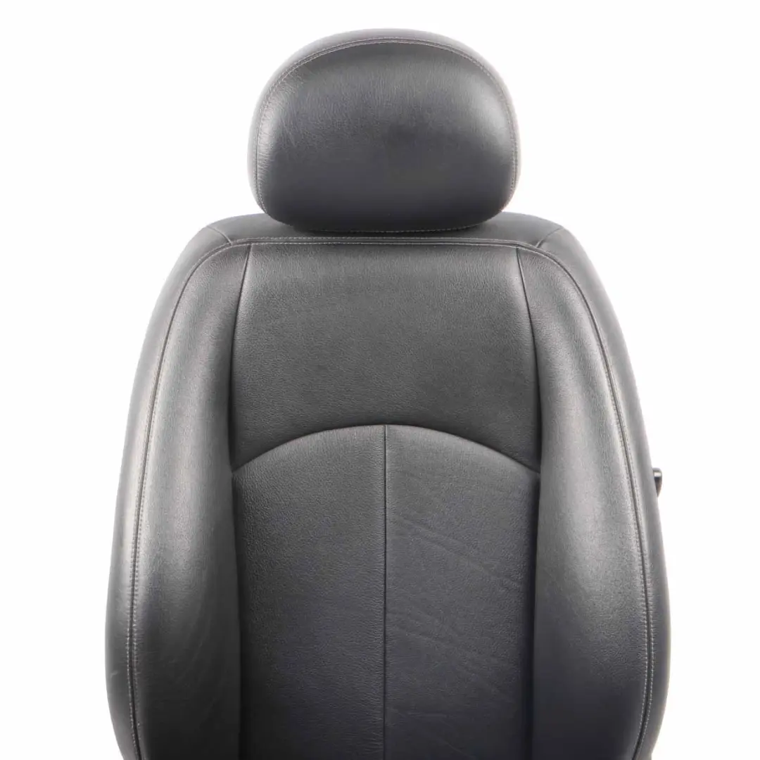 Front Seat Mercedes W211 Right O/S Leather Nappa Black Semi-Aniline