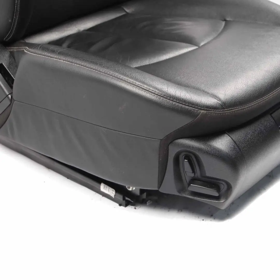 Front Seat Mercedes W211 Right O/S Leather Nappa Black Semi-Aniline